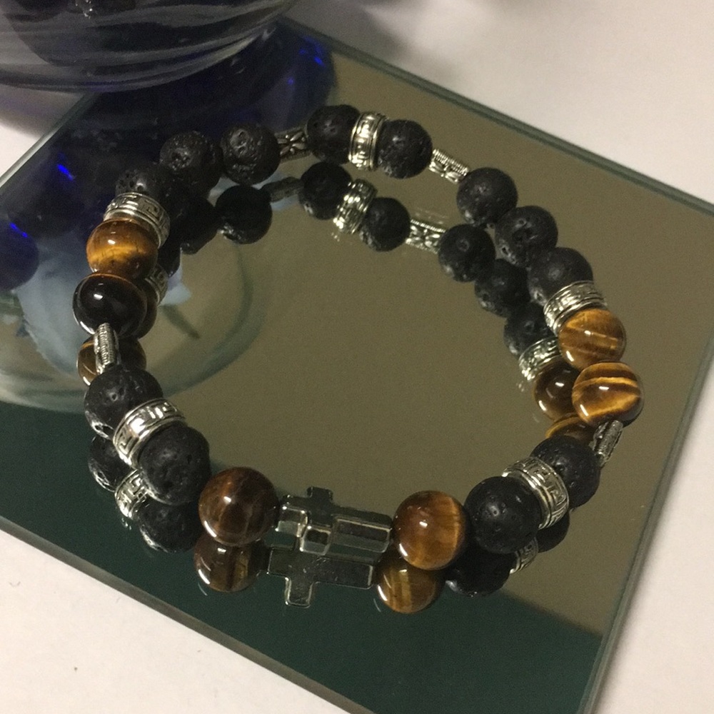 Men Healing Stone Bracelet